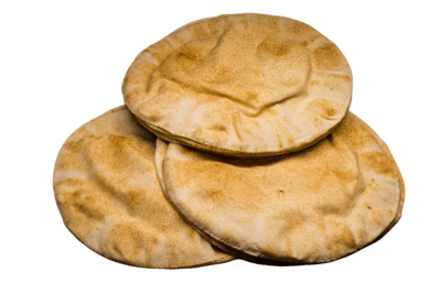 white pita bread large (box)